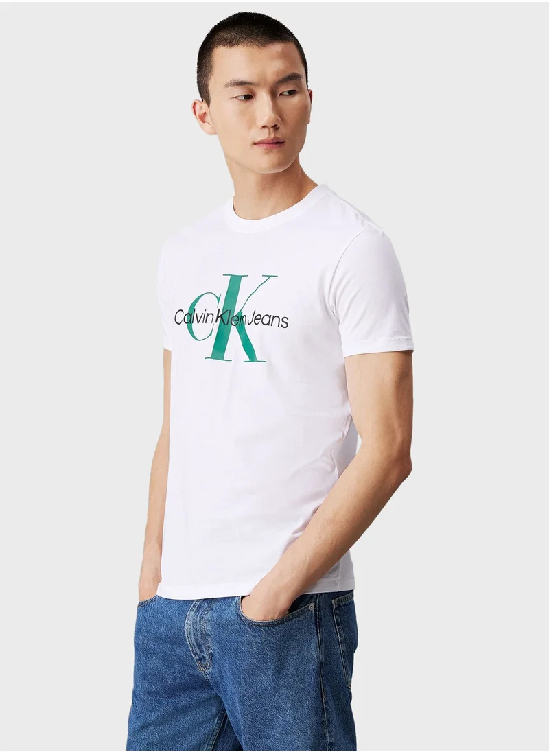 Calvin Klein Jeans Logo Crew Neck T-Shirt