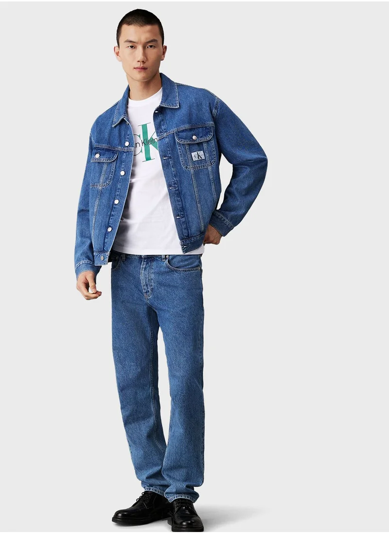 Calvin Klein Jeans Logo Crew Neck T-Shirt