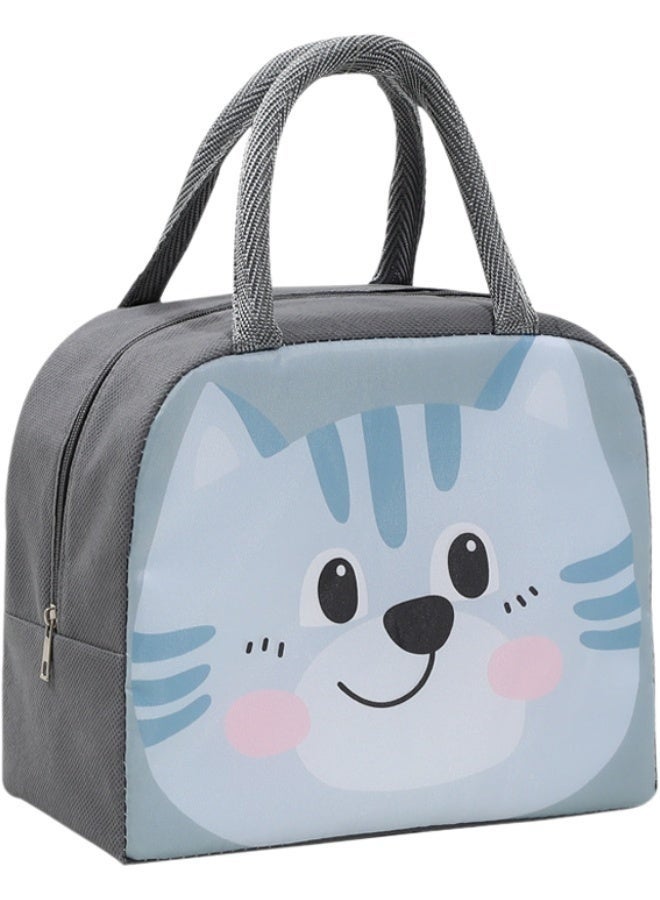 Super Insulated Thermal Lunch Bag (23×14×19 cm): Advanced leakproof school food organizer, practical foldable and waterproof design, ideal companion for summer trips and beaches with various modern designs. - Image 1