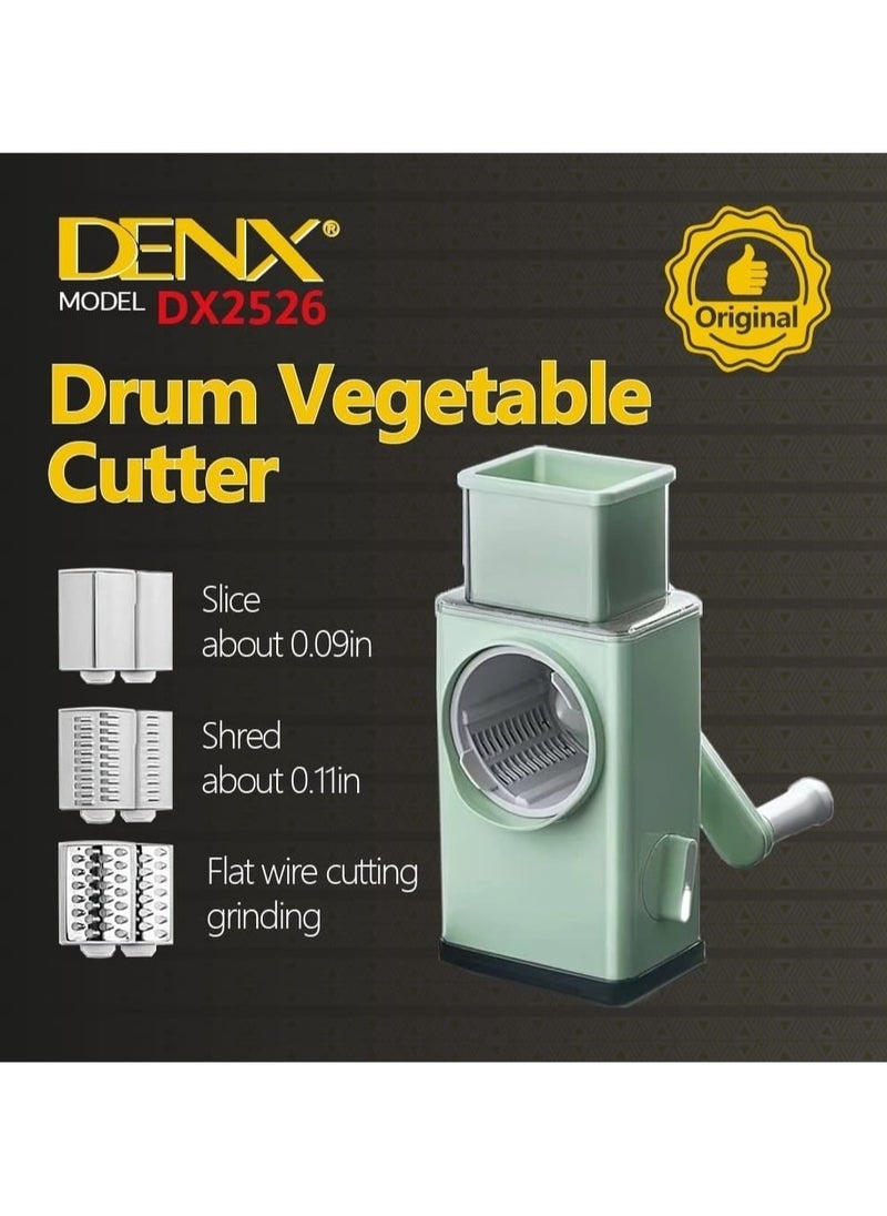 Denx Multifunctional Vegetable Slicer, Manual Potato and Vegetable Slicer, Cheese Grater, Shredder, Shredder Ideal for professional and home use  - Image 5