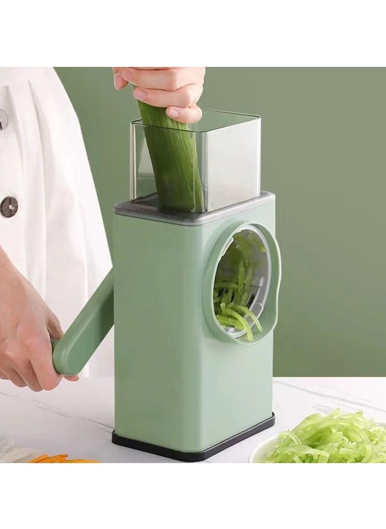 Denx Multifunctional Vegetable Slicer, Manual Potato and Vegetable Slicer, Cheese Grater, Shredder, Shredder Ideal for professional and home use  - Image 4
