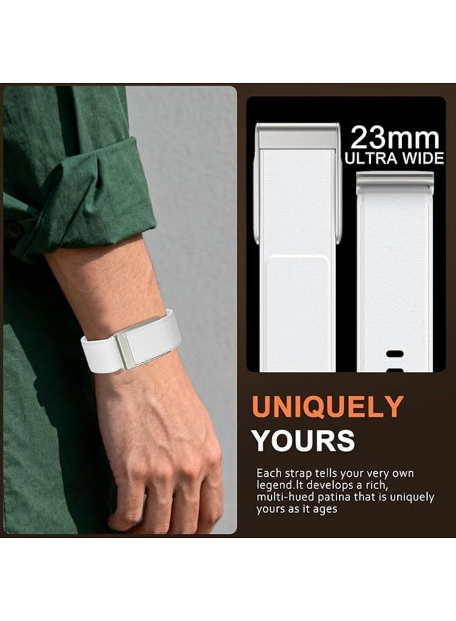 TEMPO Leather Band Compatible with WHOOP 5.0 Life /MG – ECG Compatible | Breathable, Durable & Secure Fit Strap and Adjustable Wristband Replacement Strap with U Shaped Connector Easy to Use and Perfect for Every Occasion | NOT for Gen 4 - Image 4