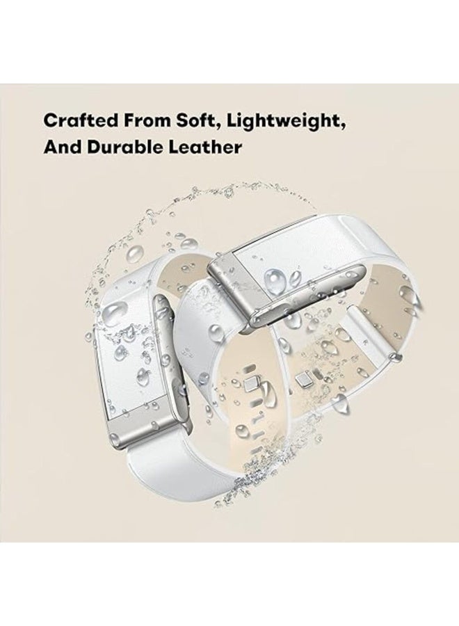 TEMPO Leather Band Compatible with WHOOP 5.0 Life /MG – ECG Compatible | Breathable, Durable & Secure Fit Strap and Adjustable Wristband Replacement Strap with U Shaped Connector Easy to Use and Perfect for Every Occasion | NOT for Gen 4 - Image 5