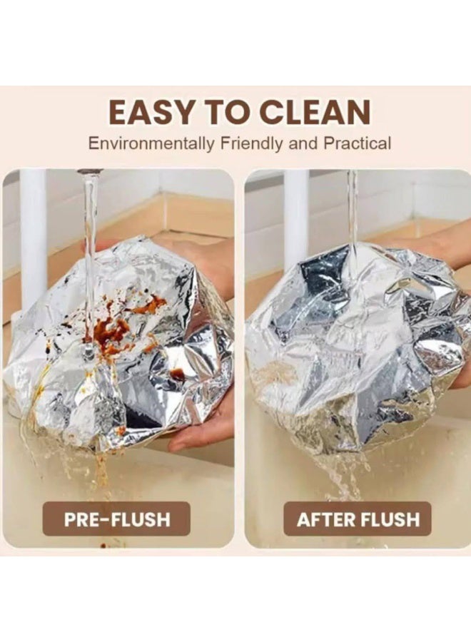 10 pieces of foil food storage and covering bags - Image 4