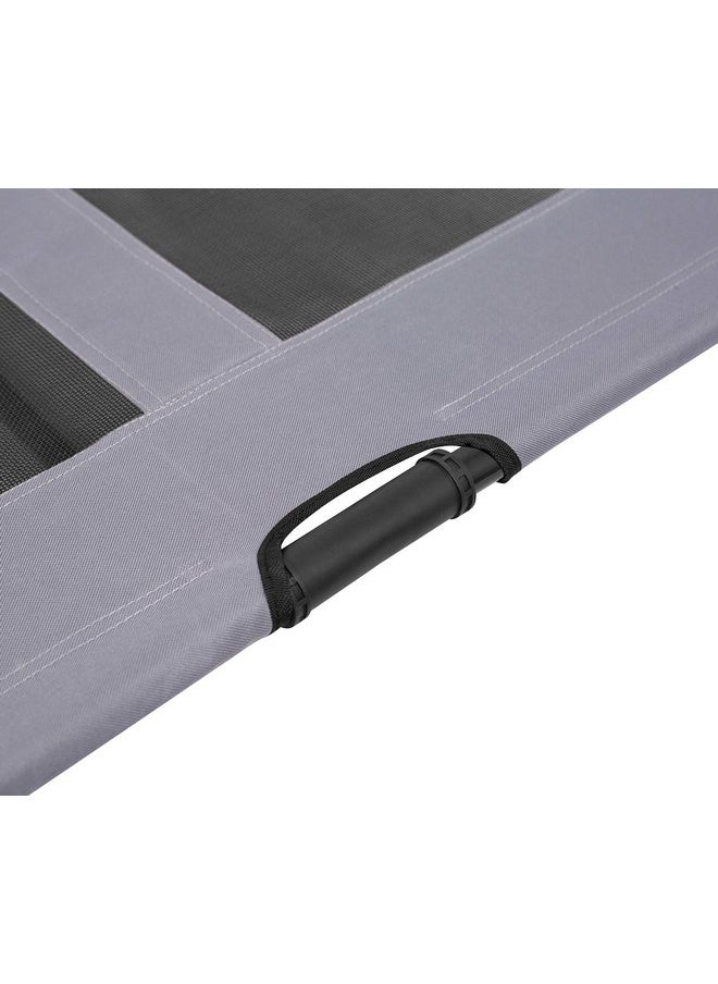 Internet's Best Internet's Best Dog Cot - 36 x 30 - Elevated Dog Bed - Cool Breathable Mesh - Indoor or Outdoor Use - Medium - Grey  - Image 4