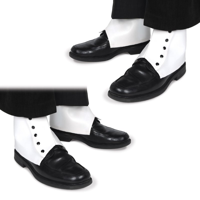 Beistle 2 Pairs Spats, White - Image 5