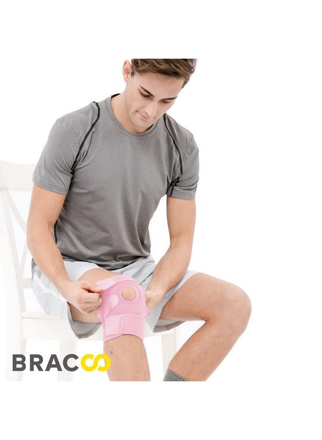 Bracoo Knee Support Brace for Men Women, Adjustable Compression Sleeve Wrap Patellar Pad Tendon - Arthritis Pain, meniscus tear, Injury Recovery, Running, Workout, KS10 - Image 3