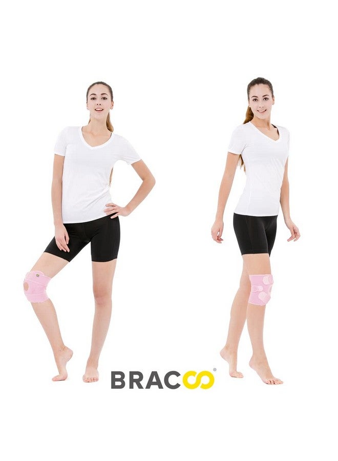 Bracoo Knee Support Brace for Men Women, Adjustable Compression Sleeve Wrap Patellar Pad Tendon - Arthritis Pain, meniscus tear, Injury Recovery, Running, Workout, KS10 - Image 4