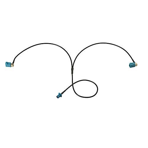 Superbat Fakra Splitter, Fakra Cable Male to Female RG174 Coaxial Cable Y Type Splitter for Car Stereo GPS Antenna Extension Cable, 2Ft - Image 5