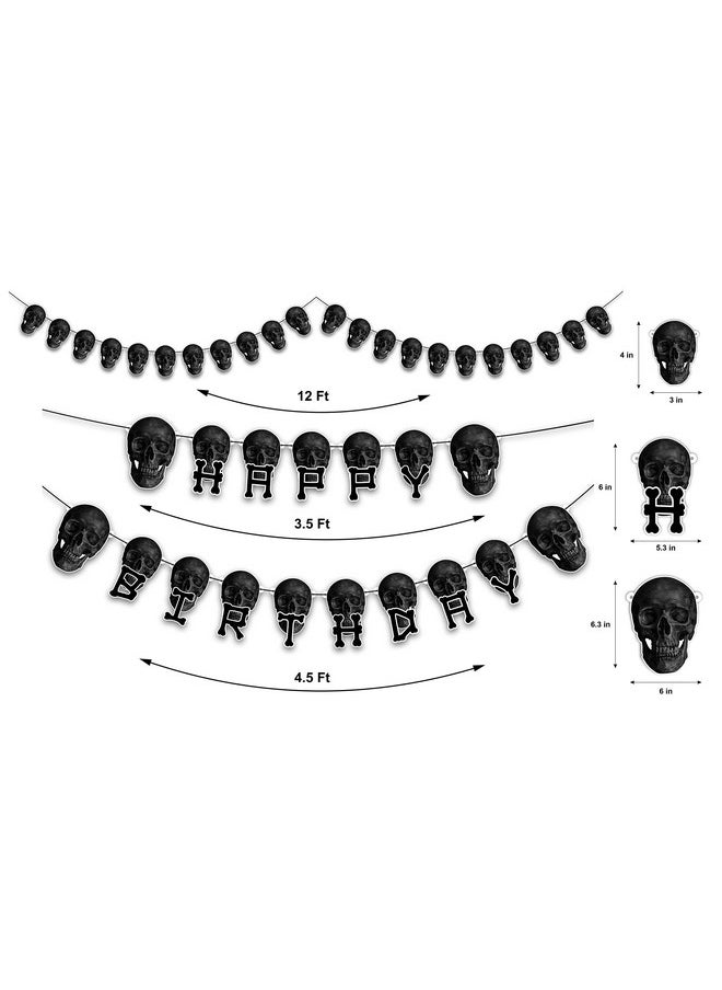 Seyal - ® Skull Theme Birthday Party Supplies - Image 1