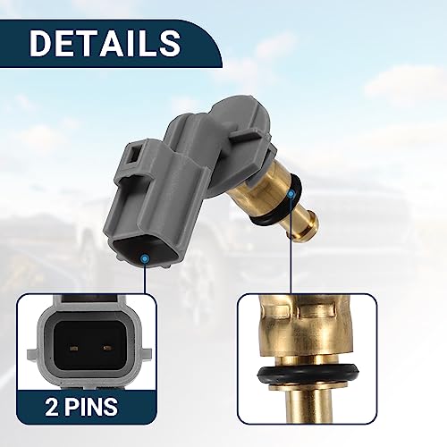 F FIERCE CYCLE Coolant Temperature Sensor for Land Rover Range Rover Durable No.LR041442 Water Temp Sensor Gold Tone Inner - Image 4