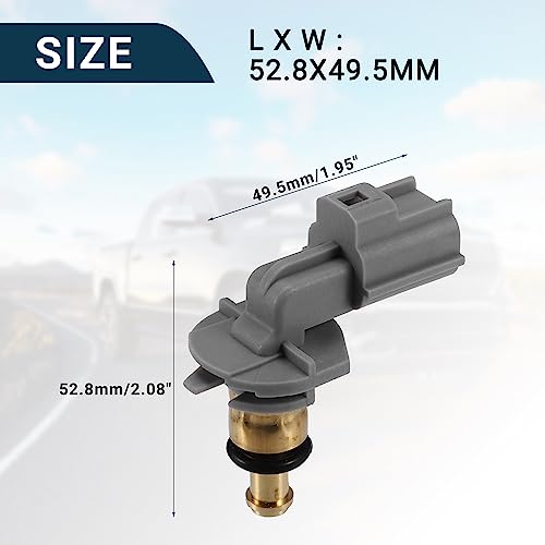 F FIERCE CYCLE Coolant Temperature Sensor for Land Rover Range Rover Durable No.LR041442 Water Temp Sensor Gold Tone Inner - Image 3