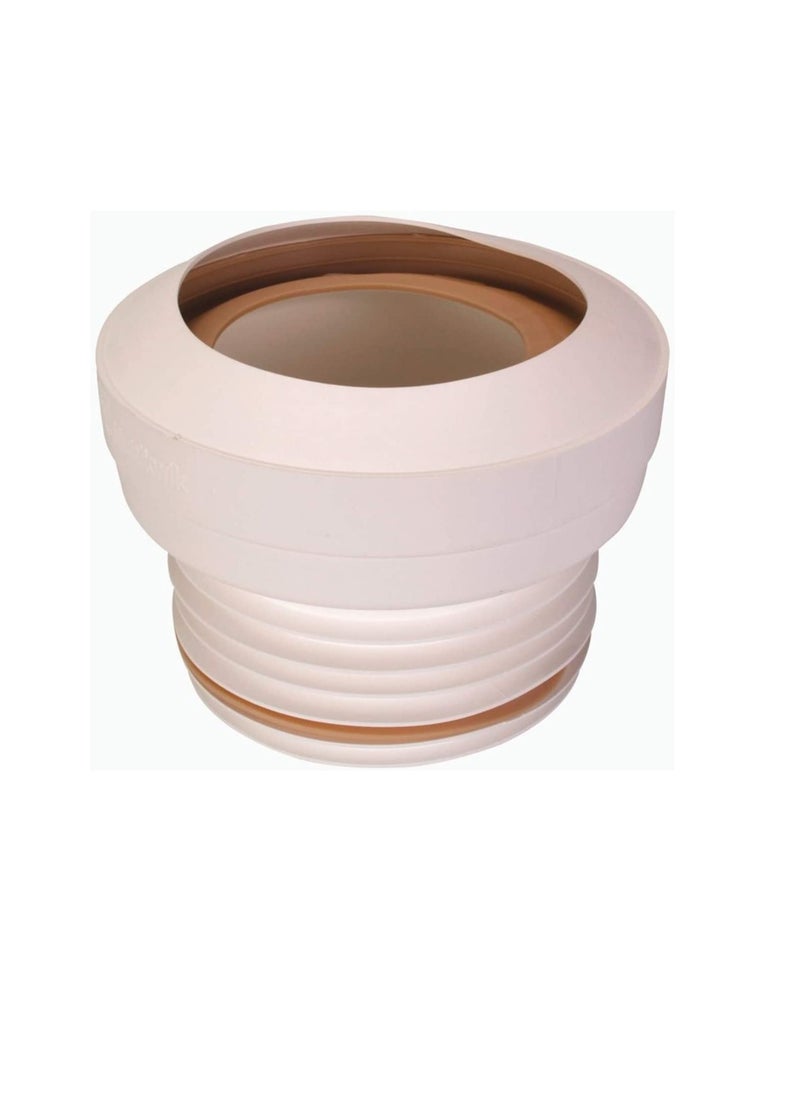 Generic - High Quality Standard WC Connector Toilet Pan Connector (Straight) - Image 1