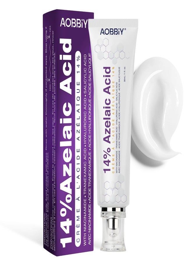 AOBBIY Azelaic Acid Acne Cream: Azelaic Acid For Face - Premium Azelaic Acid Cream - Face Skin and Beauty Care - Azelaic Acid Facial Cream, 1 Oz - Image 1