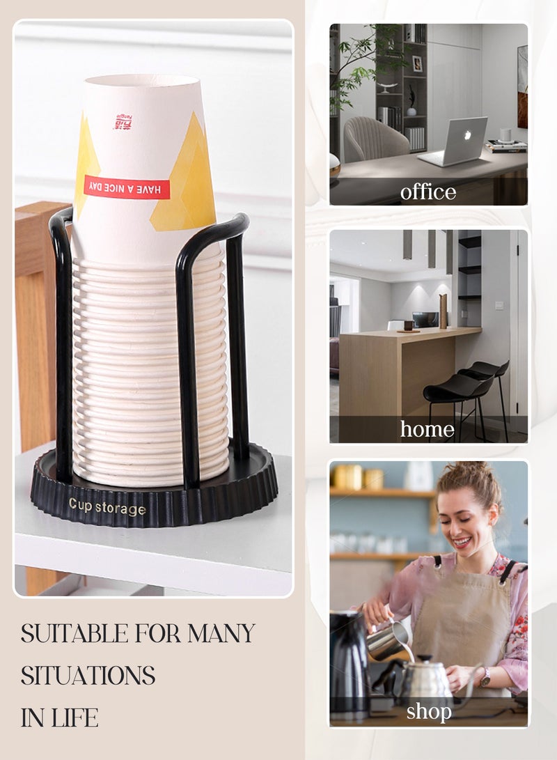 Coffee Cups Base Holder Black Plastic holder - Image 5