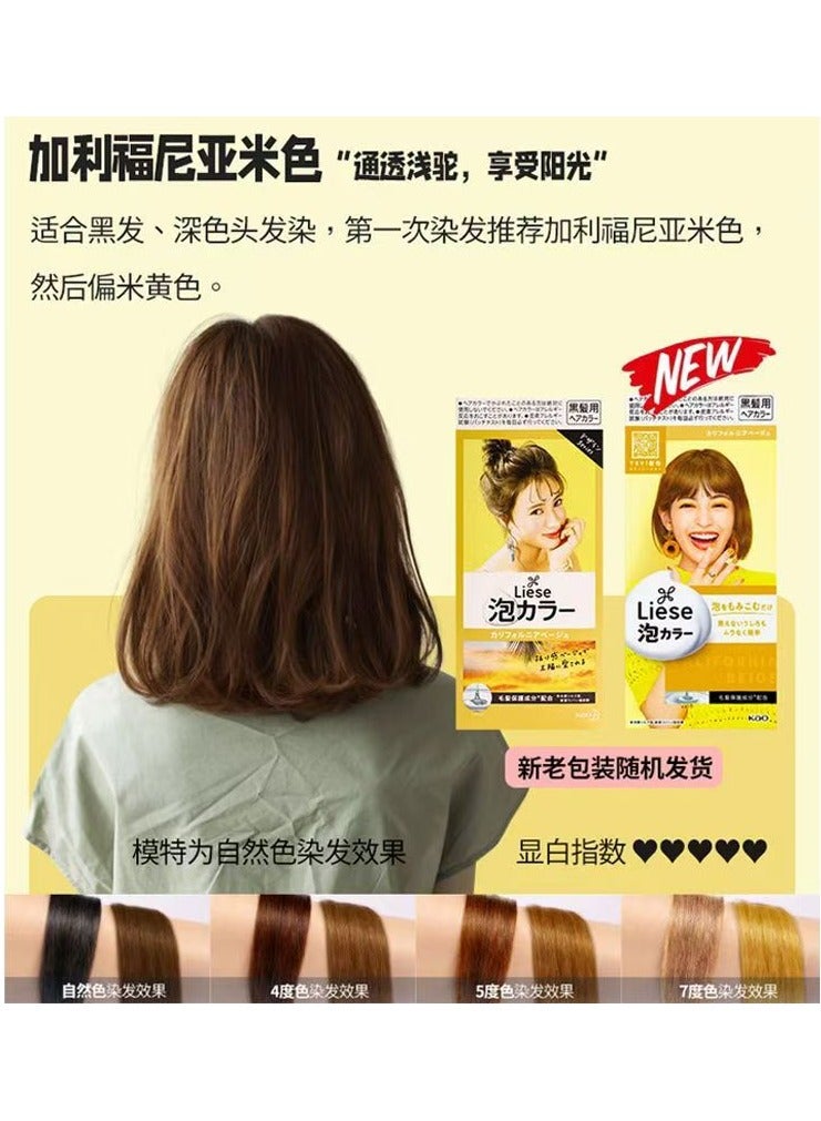 Liese Bubble Hair Colour,California Beige - Image 4