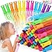 Letapapa Bubble Wands 84 Pcs Bubble Wands Bulk in 6 ColorsBubble Party Favors for Kids Summer Toys Indoor Outdoor Activity Themed Birthday Wedding for Girls Boys - Image 2