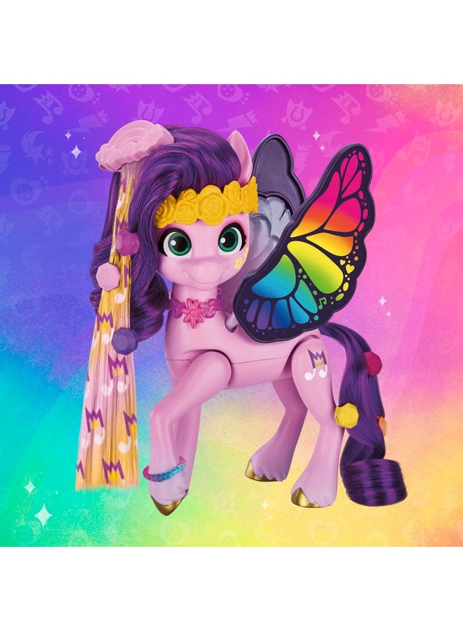 my little Pony Toys Princess Pipp Petals Style Of The Day, 5-Inch Hair Styling Dolls, Toys For 5 Year Old Girls And Boys - Image 3