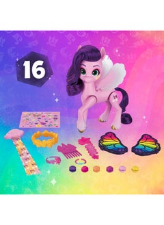 my little Pony Toys Princess Pipp Petals Style Of The Day, 5-Inch Hair Styling Dolls, Toys For 5 Year Old Girls And Boys  - Image 2