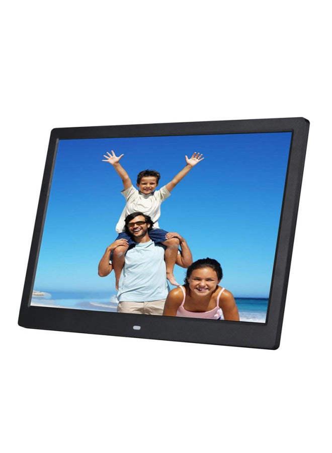 15.4 Inch Digital Photo Frame 15 Inch Electronic Photo Album LCD Advertising Player Desktop Advertising-Color:Elegant White - Image 5