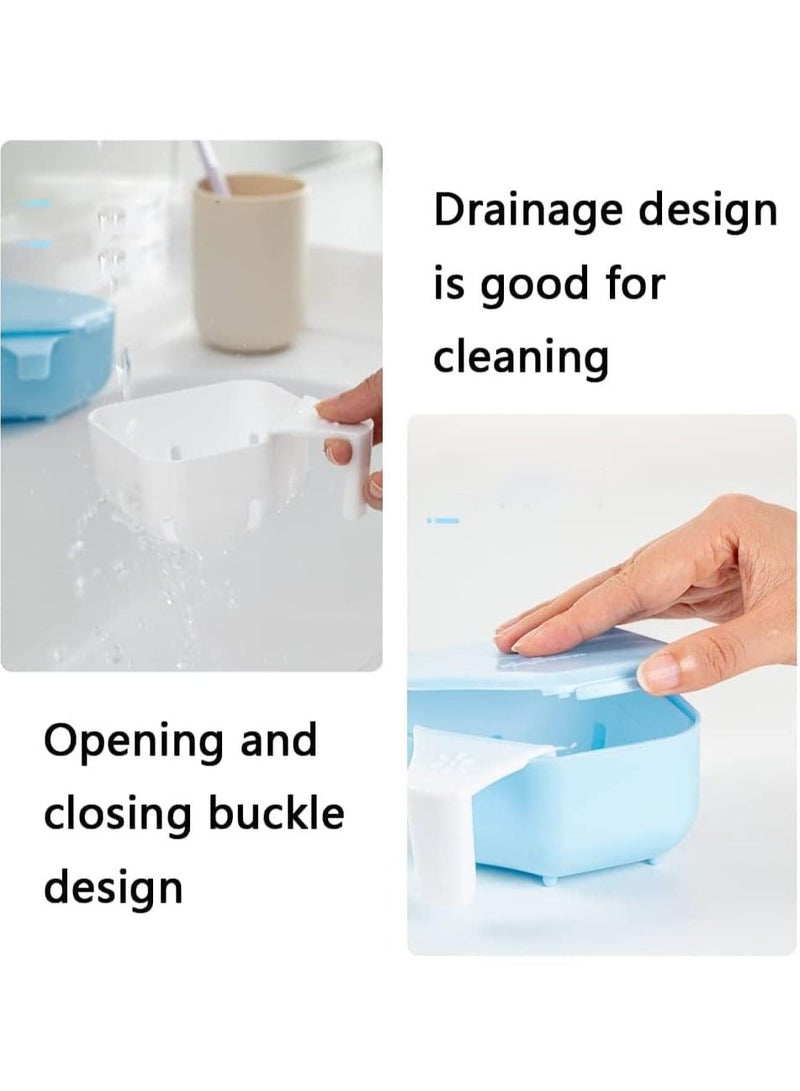 Y&D Denture Box Dental Bath Dual Purpose Hygienic Case for Storage and Immersion of Mouthguards, Ortho Retainers, Appliances  - Image 5