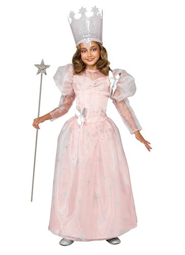 Rubies The Wizard of Oz: Glinda Deluxe Costume for Kids, Girl's Medium - Image 4