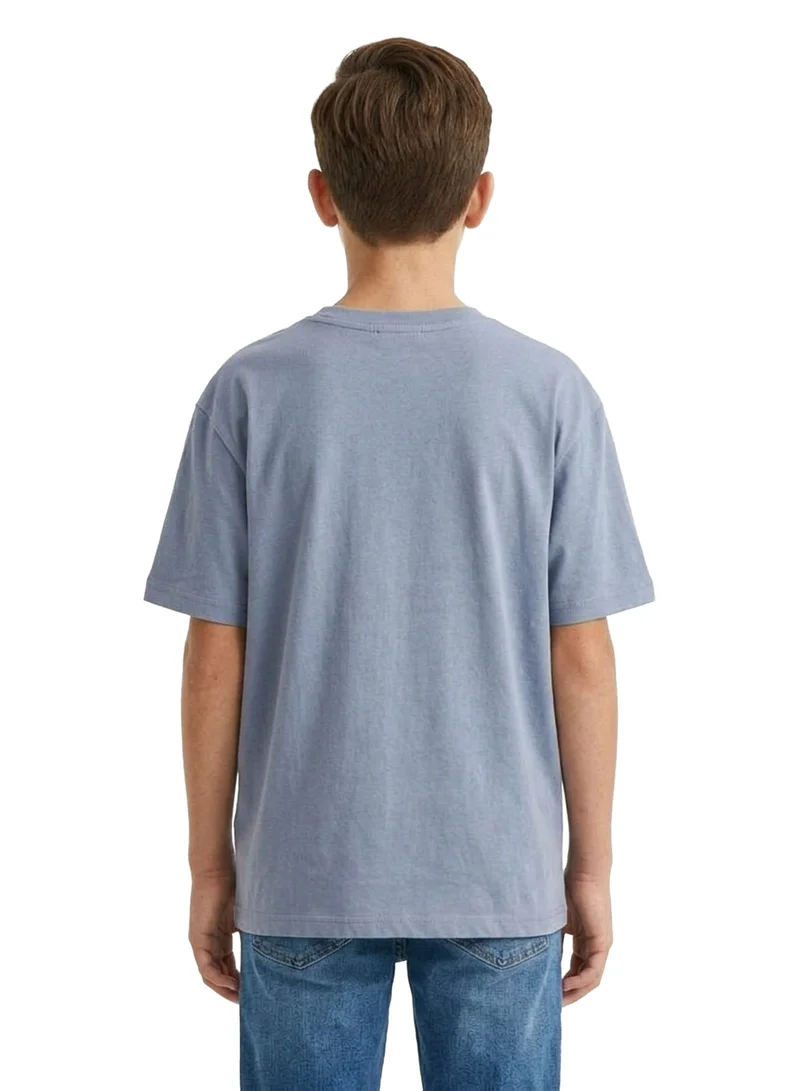 MARVEL Marvel Captain America Teen Boys Oversized Drop Shoulder T-Shirt
