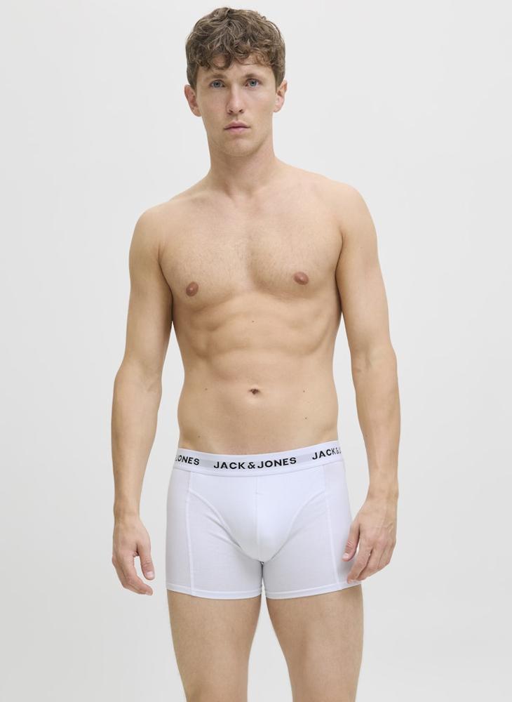 JACK & JONES 7 Pack Logo Band Boxers Trunks - Image 2