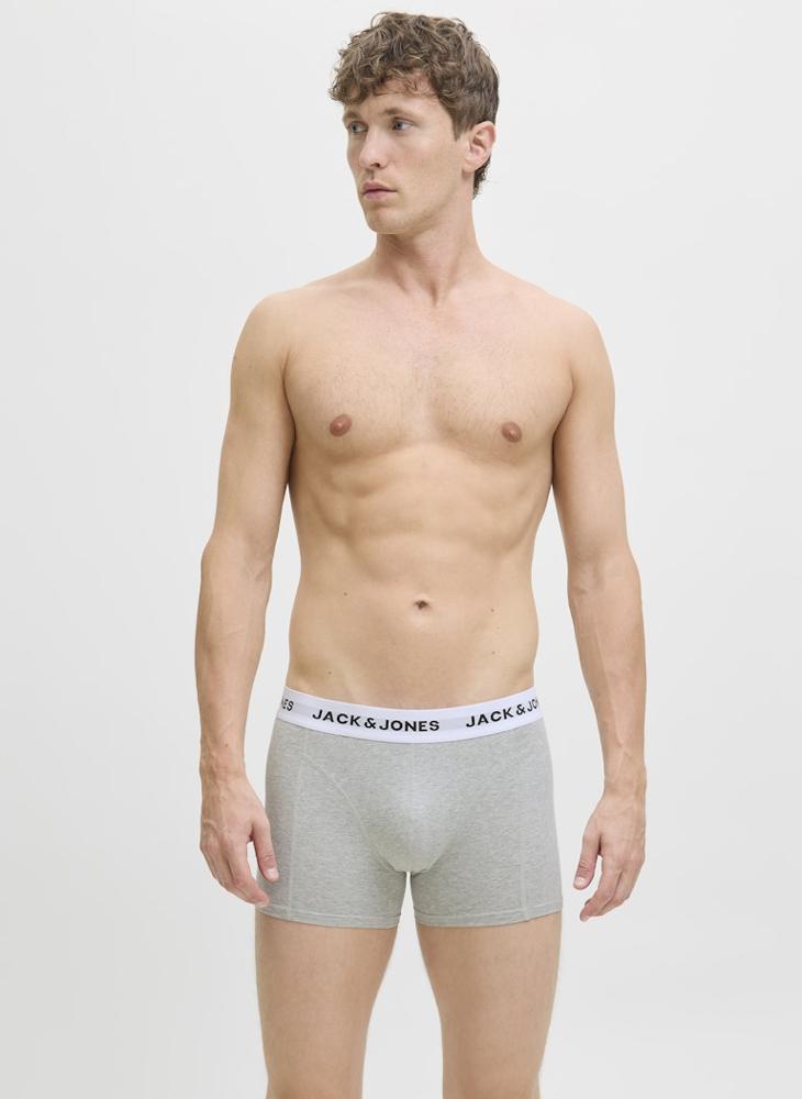 JACK & JONES 7 Pack Logo Band Boxers Trunks - Image 5