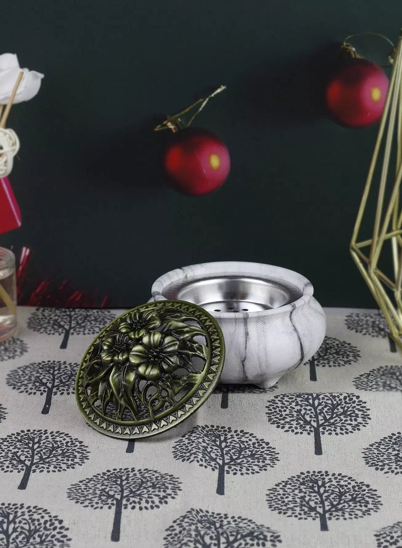 Marble Pattern Incense Burner  - Image 4