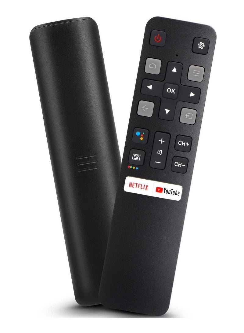 Universal Voice Remote Control for TCL-Android-TV-Remote, RC802V for TCL Smart TVs with Google Voice Function
