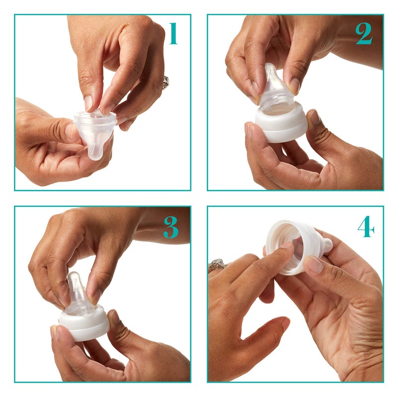 Evenflo Feeding Evenflo Balance Plus Standard Neck Nipples for use with Evenflo Balance Plus Standard Neck Bottles, Fast Flow for 8 Months and up, 6-Pack - Image 5