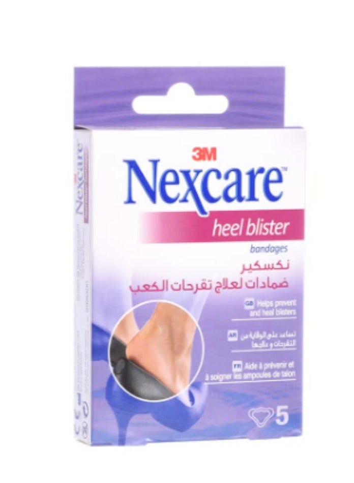 Nexcare 5-Piece Heel Blister Bandage Set