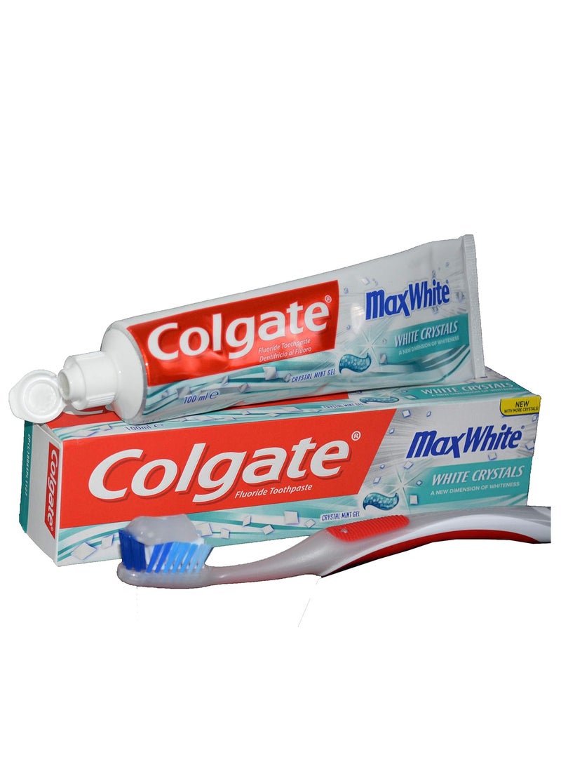Colgate - Toothpaste Max White WIth Whitening crystals 100ml - Image 1