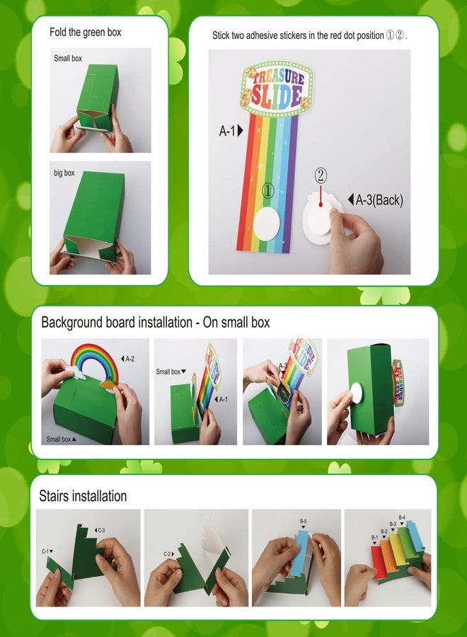 Wninbu Leprechaun Trap Kit for Kids,St. Patrick's Day Decorations DIY Craft Catch a Leprechaun Trap Kit,St. Partrick Day Party Supplies Classroom Activity - Image 3