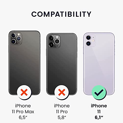 VONZEE® Case Compatible with iPhone 11 (6.1 inch), Non Moving Glitter Cover for Girls & Women Soft TPU Shockproof Anti Scratch Drop Protection Cover (Mint Green) - Image 2