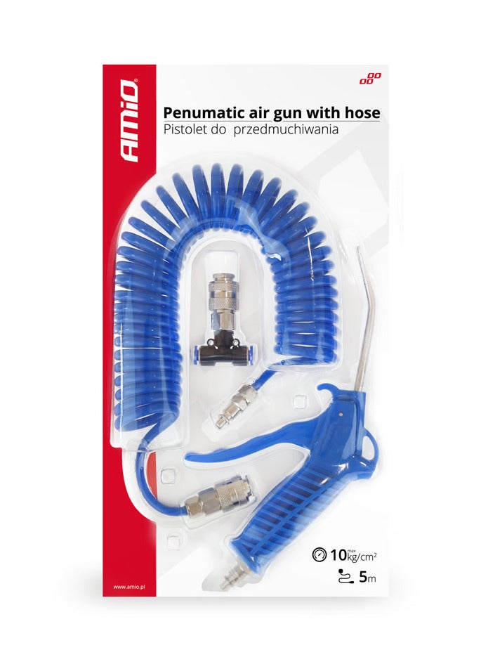 AMIO Penumatic air gun with hose and T-terminals 10ATM - Image 2