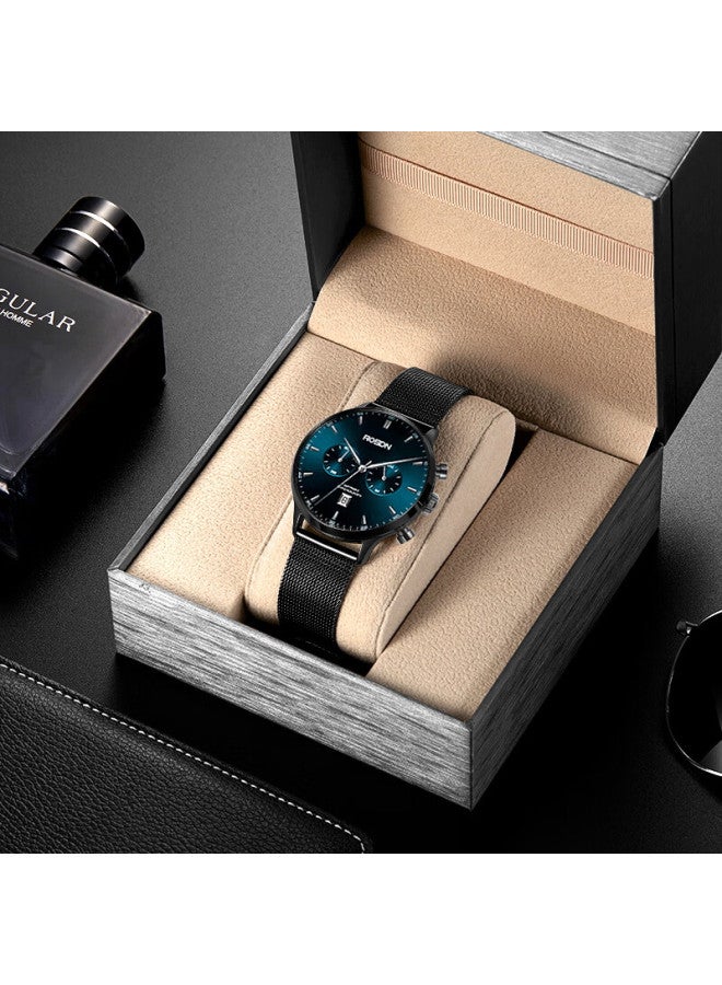 Rosdn Men's Watch 2025 New Quartz Multifunction Student Men's Watch Single Calendar - Image 1