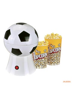JAJEEK Mini Hot Air Popcorn Maker, 1200W | Soccer, Basketball, Volleyball Style Popcorn Machine | Oil-Free, Healthy Snacks | Perfect for Family Movie Nights, Parties, Football Games, and Events  - Image 1