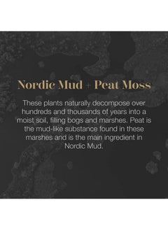 InfiniteAloe Nordic Mud Face Mask Skin Care Treatment. Peat + Charcoal Face Mask For Face + Body Suitable For All Skin Types 4 Oz. A Part Of The Everyday Hero Line Of Products By Ia  - Image 3
