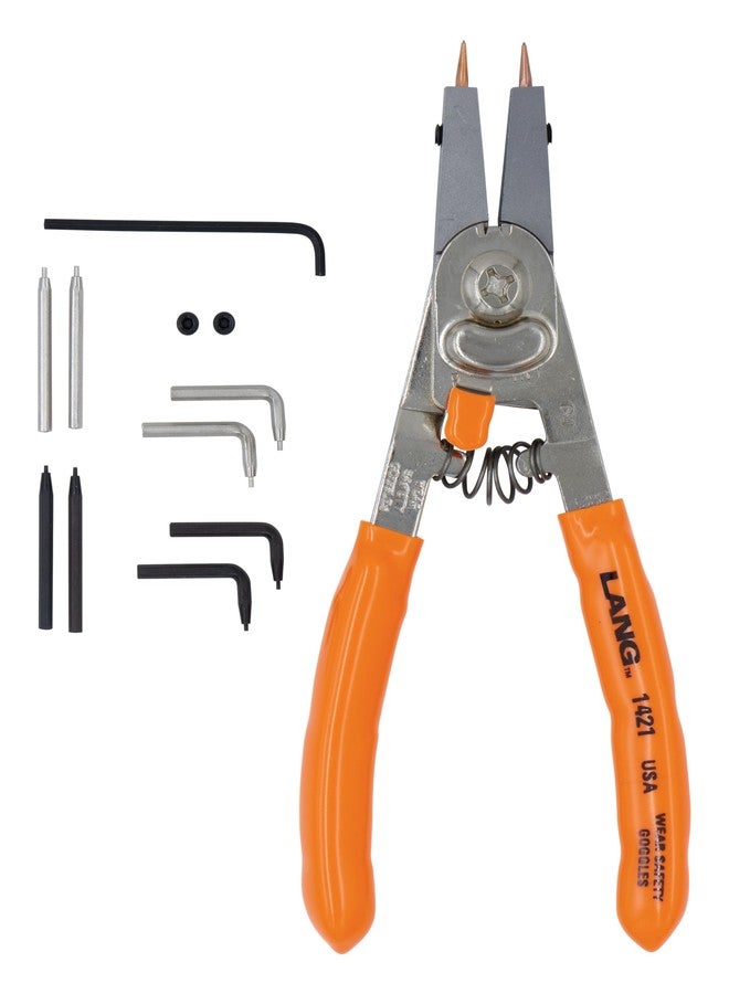 Lang Tools 1421 Internal/External Quick Switch Retaining Ring Pliers - Image 1