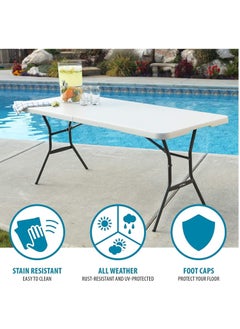 LANNYHOME Foldable Camping Table Portable Outdoor Picnic Table  - Image 5