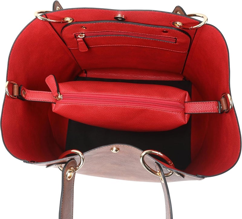 sqlp Large Work Tote Bag for Women Designer Purses and Handbags Big Bucket bags Ladies Travel Crossbody Purse - Image 5