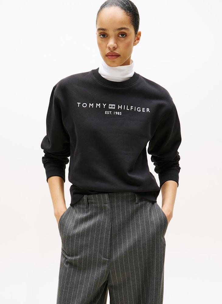 TOMMY HILFIGER Graphic Crew Neck Sweatshirt - Image 1