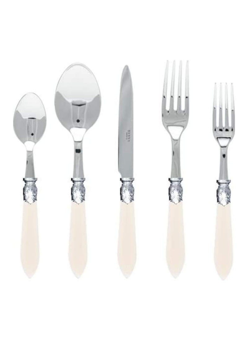 sabre Sabre Paris Flatware 5 Piece Place Setting Baguette Nacre Pearl 