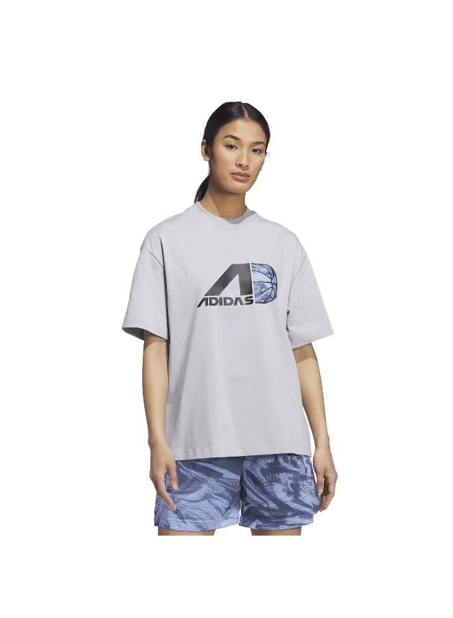 adidas Originals Slct Gfx Tee Grey Basketball Other Shirts 2XS