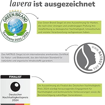 lavera ماسكارا لافيرا تأثير الفراشة لون أسود جميل نباتي طبيعي مبتكر مكياج عيون للعناية بالبشرة مستحضرات تجميل عضوية BIO - Image 5