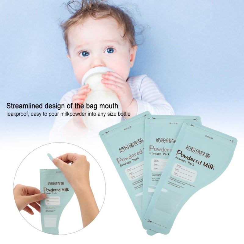 30Pc Portable Baby Feeding Milk Powder Storage Bags Disposable Milkpowder Pouches - Image 4