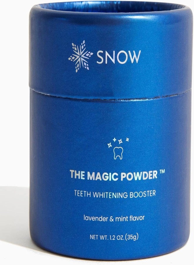 Snow Teeth Whitening Magic Powder - Teeth Whitening Kit Supplement, Adds Whitening Effects to Any Toothpaste, Oral Care Product with Calcium Carbonate for White Teeth, Lavender & Mint Flavor - 0.63-oz - Image 1