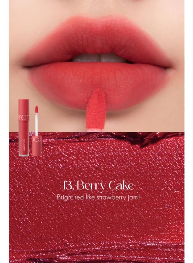 rom&nd Zero Velvet Matte Lip Tint 13 Berry Cake - Image 2